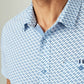 Vienti Short Sleeve Shirt (White) Detail | 7 Diamonds