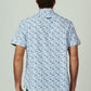 Marino Short Sleeve Shirt (Blue) Rear View | 7 Diamonds