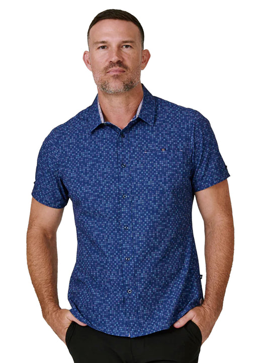 Fancy Like Short Sleeve Shirt (Navy)