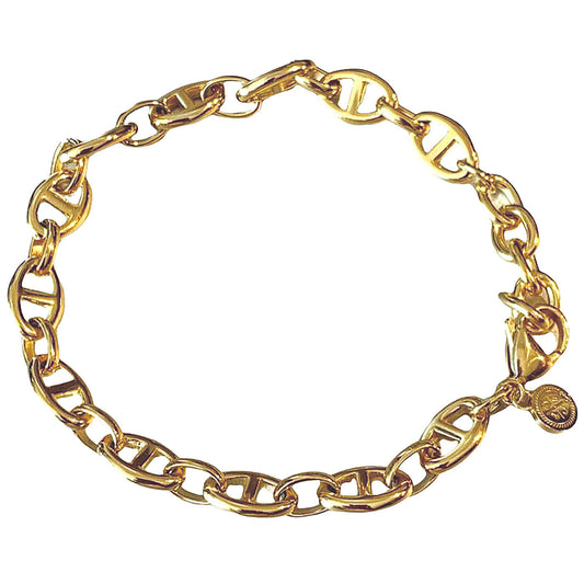 Mariner Link Chain Bracelet (Gold)