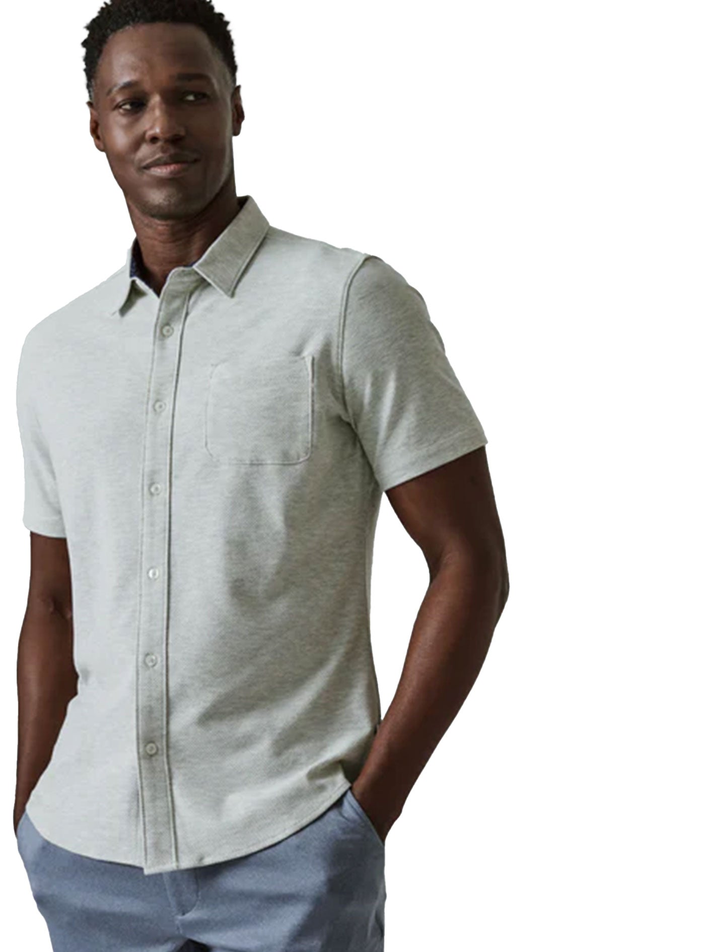 Cabbo Short Sleeve Shirt (Off-White)