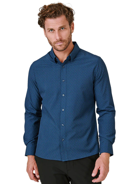 Bentley Long Sleeve Shirt (Navy)
