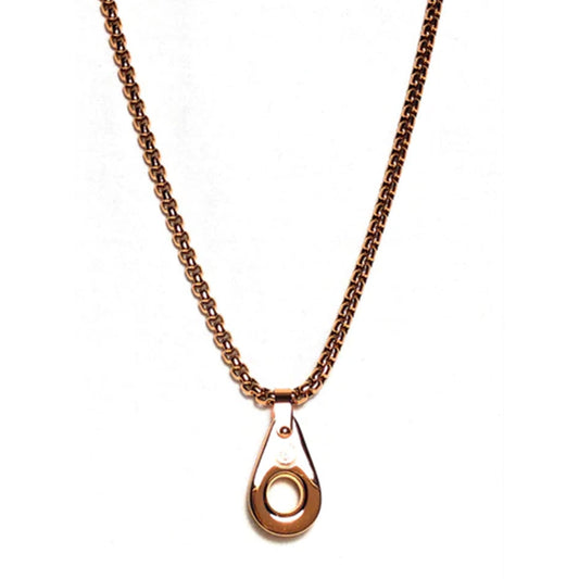 Box Chain Necklace with Pulley (Rose Gold) | Seaknots Bracelets